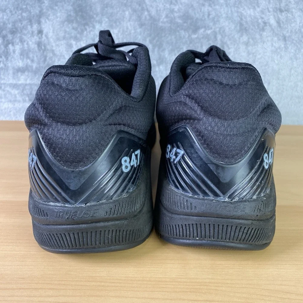New‎ Balance 847 Mens Size 10 D Black Walking Shoe Sneaker MW847CB4